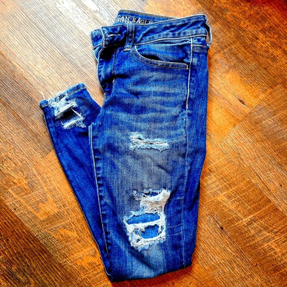 (2 PAIRS) AE denim jeans